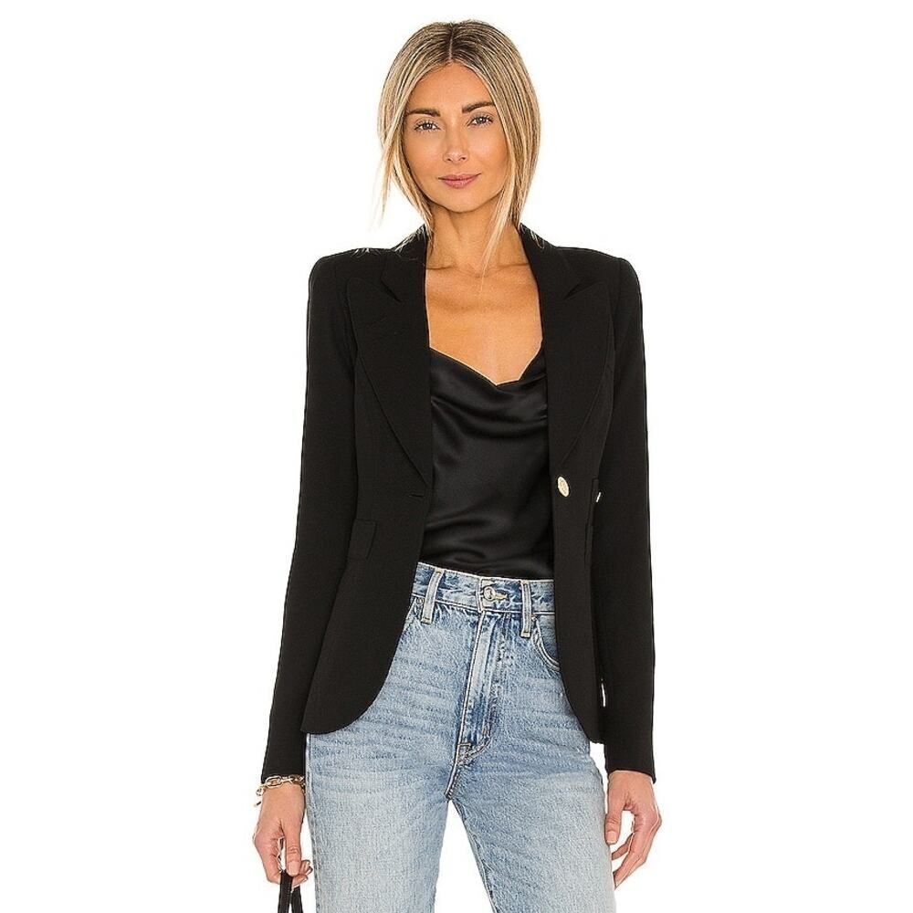 SMYTHE classic duchess blazer black size 10"